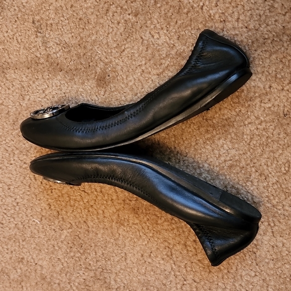 Tory Burch Rhinestone Reva Ballet Flats - Picture 14 of 15